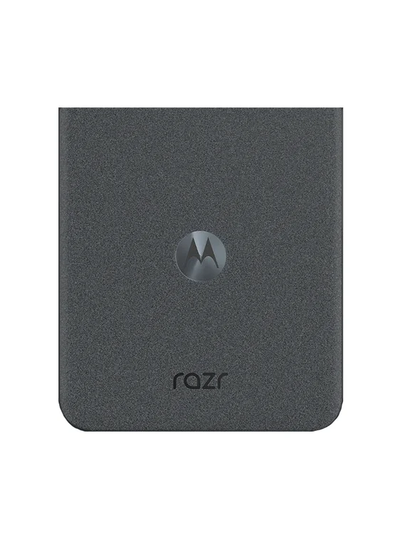 Задняя крышка для Motorola Razr 50 серая (Grey) без стекла камеры