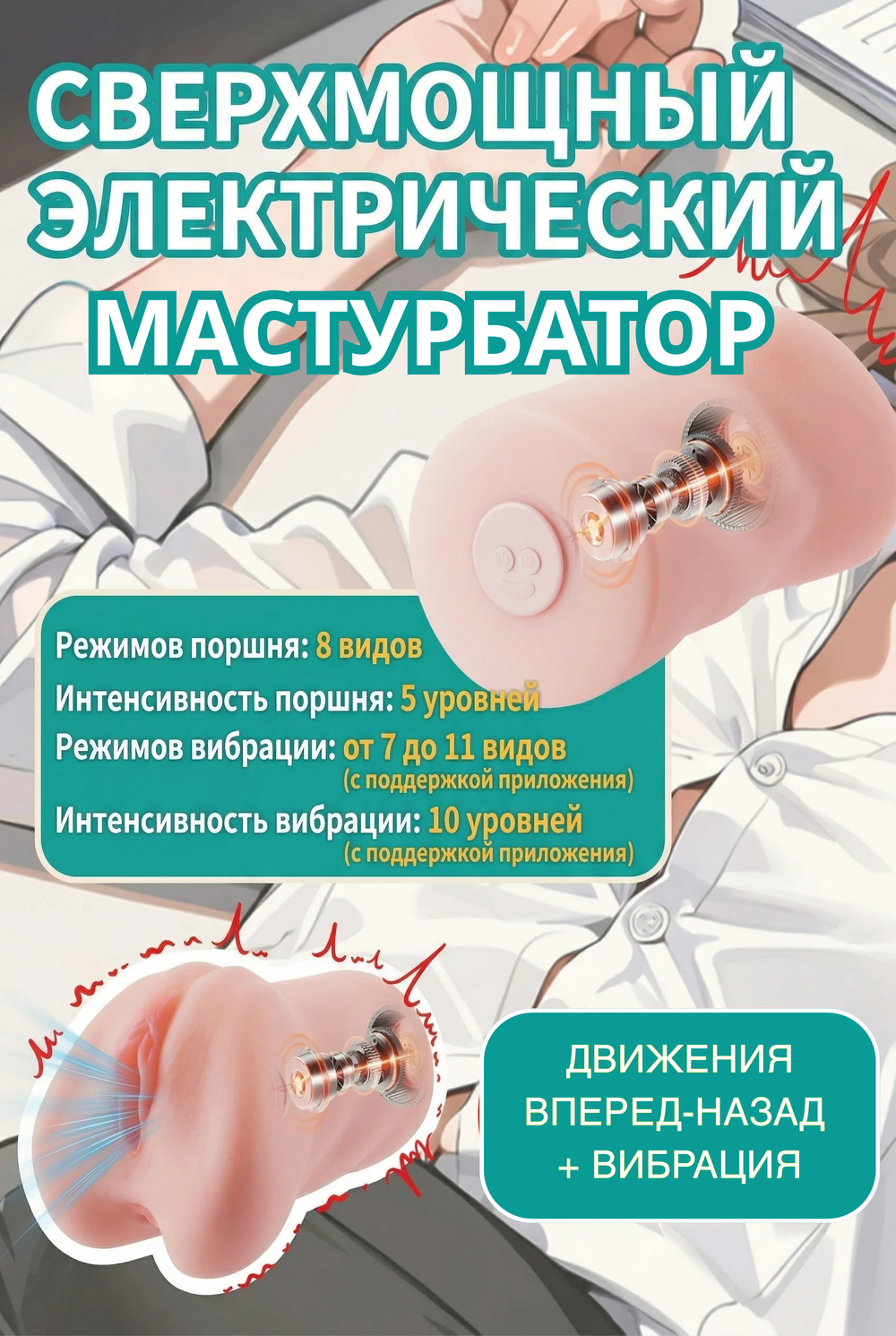 Мастурбатор BeYourLover MOMONII Mionhime (МОМОНИИ Мионхиме) с вибрацией