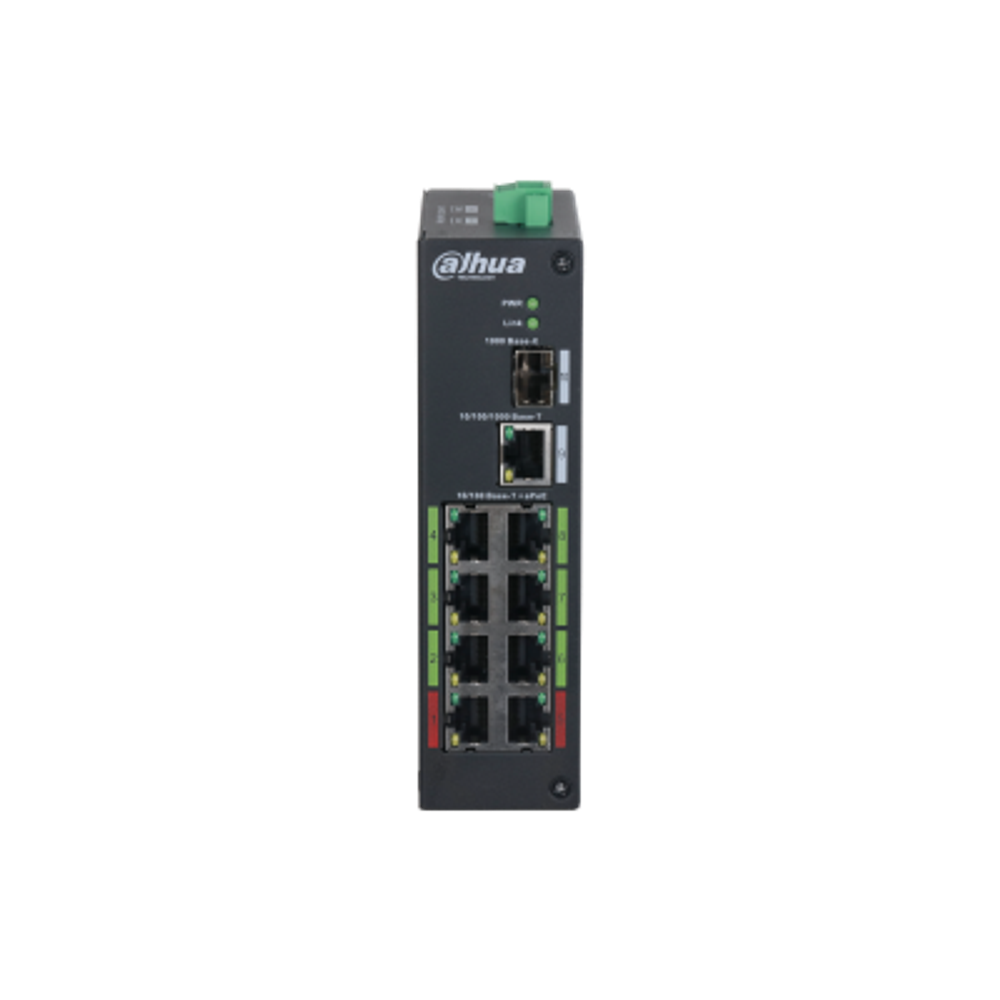 Сетевой PoE коммутатор Dahua DH-LR2110-8ET-120