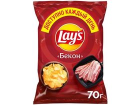 Чипсы Lays Бекон, 70 г