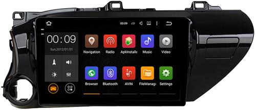 Магнитола для Toyota Hilux 8 2015-2023+ - AIROC 2K RX-1119 Android 13, Быстрая, QLed+2K, CarPlay, SIM-слот