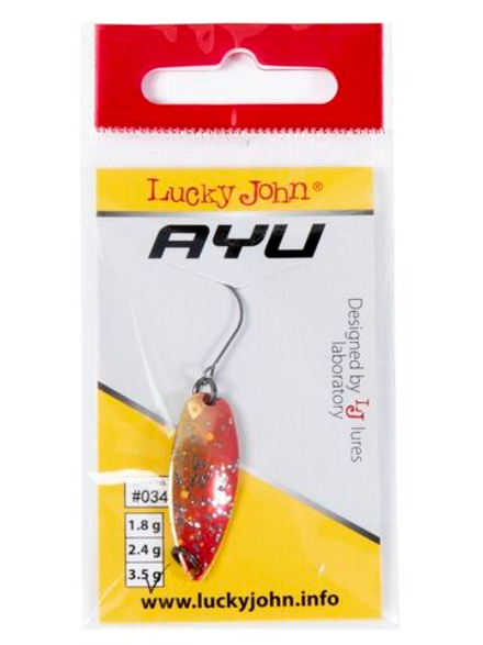 Блесна колеб. Lucky John TR AYU длин.31мм/03.5г 034