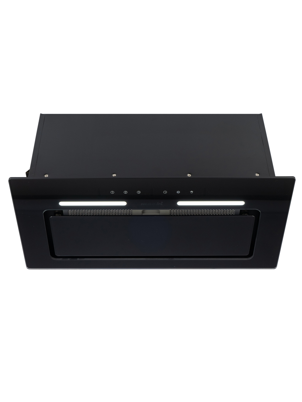 Вытяжка кухонная MACBI встраиваемая M-Box-G60G BLACK 850м3/ч Черная (управление жестами)