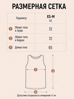 Топ лапша серый меланж  XS (42)