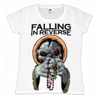 Футболка женская Falling in Reverse белая (055)