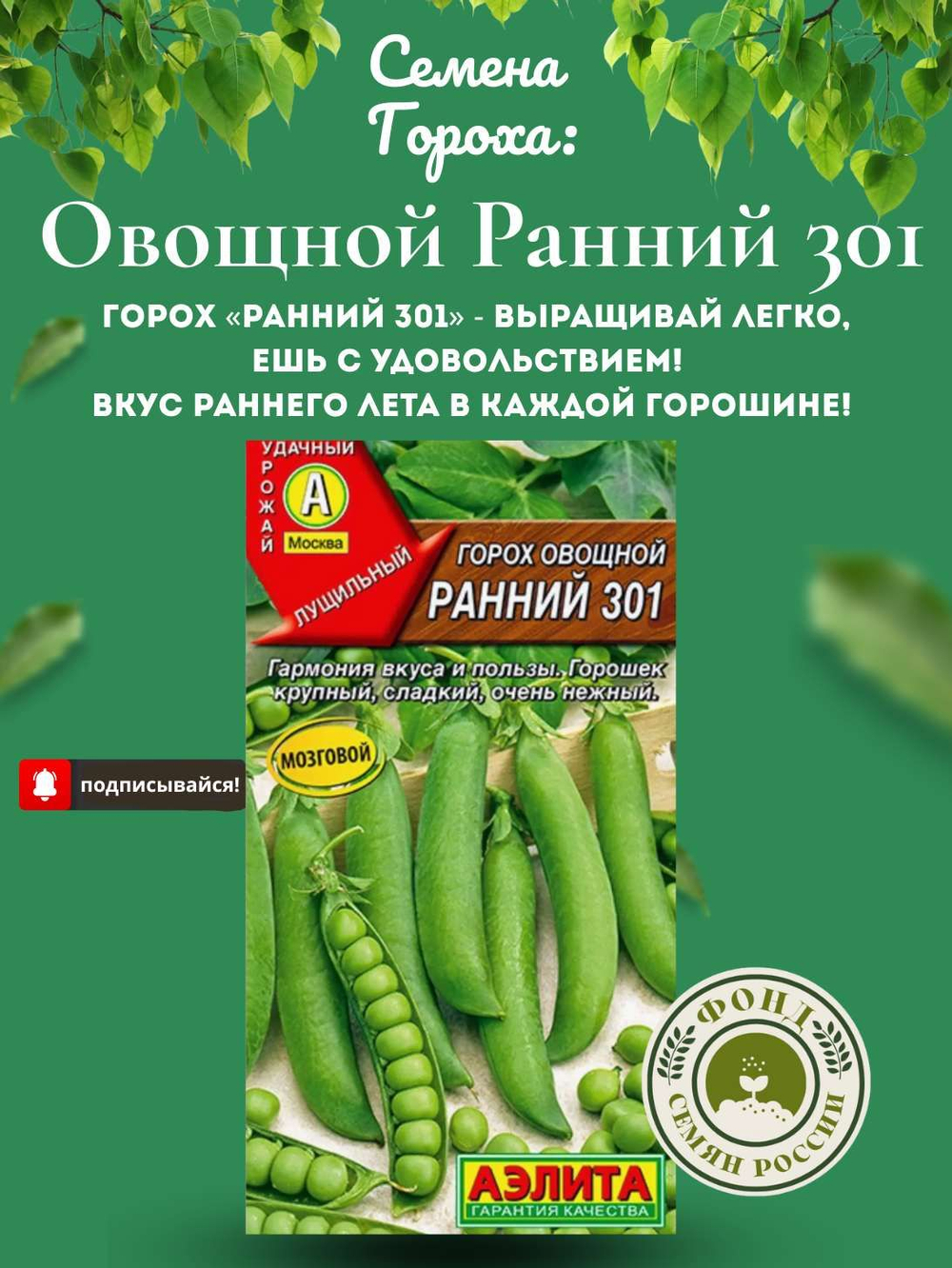 Горох Овощной, Все фиолетово, семена, 10 гр.