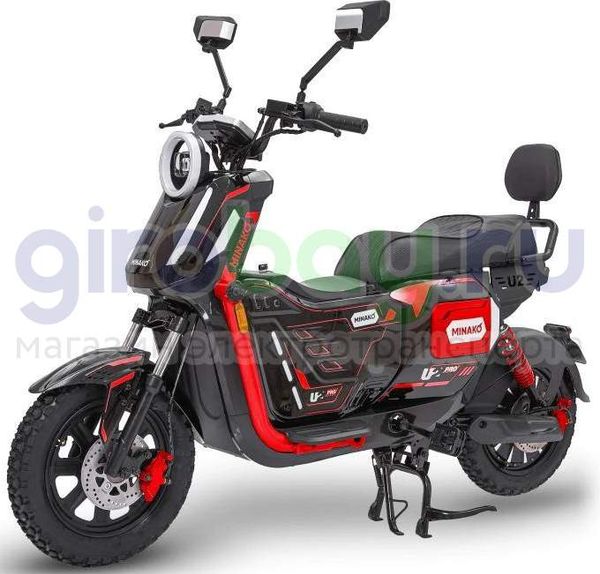 Электроскутер MINAKO U2 PRO 1500W (60V/45Ah) - Красный фото №1