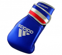 Перчатки боксерские AdiSpeed Metallic сине-красно-серебристые adiSBG501ProM