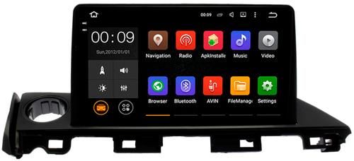 Магнитола для Mazda 6 2015-2018 - AIROC 2K RX-2435 Android 13, Быстрая, QLed+2K, CarPlay, SIM-слот