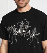 футболка skeleton band prt Alexander McQueen - черный(727309 QUZ25)