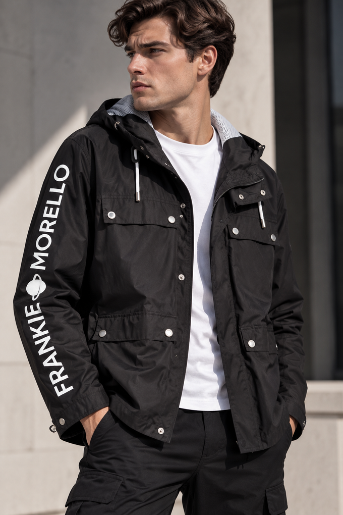 Хлопковая ветровка Frankie Morello, 2XL