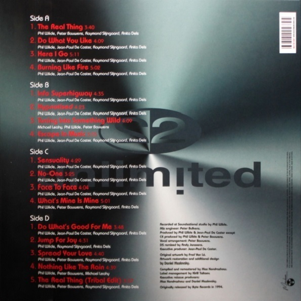 2 Unlimited — Real Things (2LP)