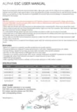 ESC регулятор мотора T-Motor Alpha 60A LV 4-6S