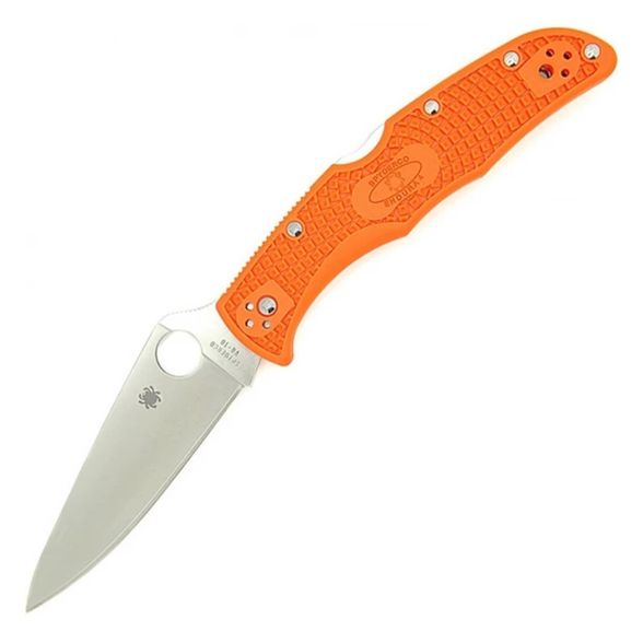 Цена наСкладной нож Spyderco Endura 4 сталь VG-10, рукоять FRN оранжевая
