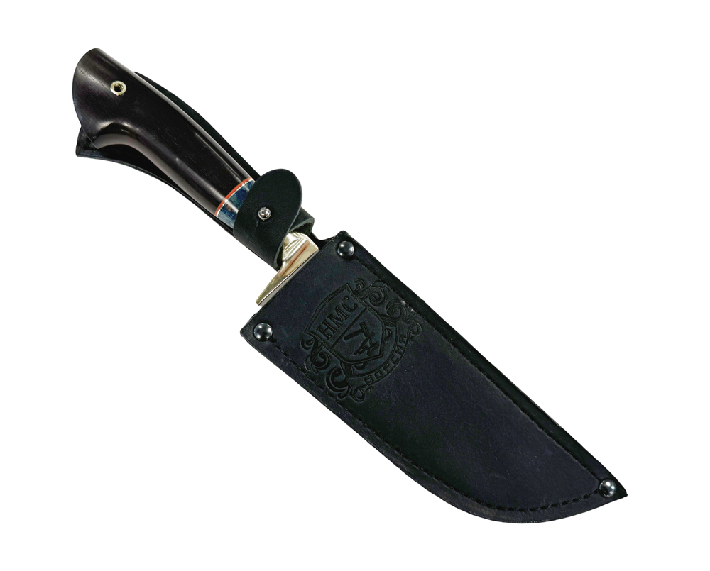 Нож Пчак Узбекский, Bohler N690, карельская береза, граб, Сковородихина