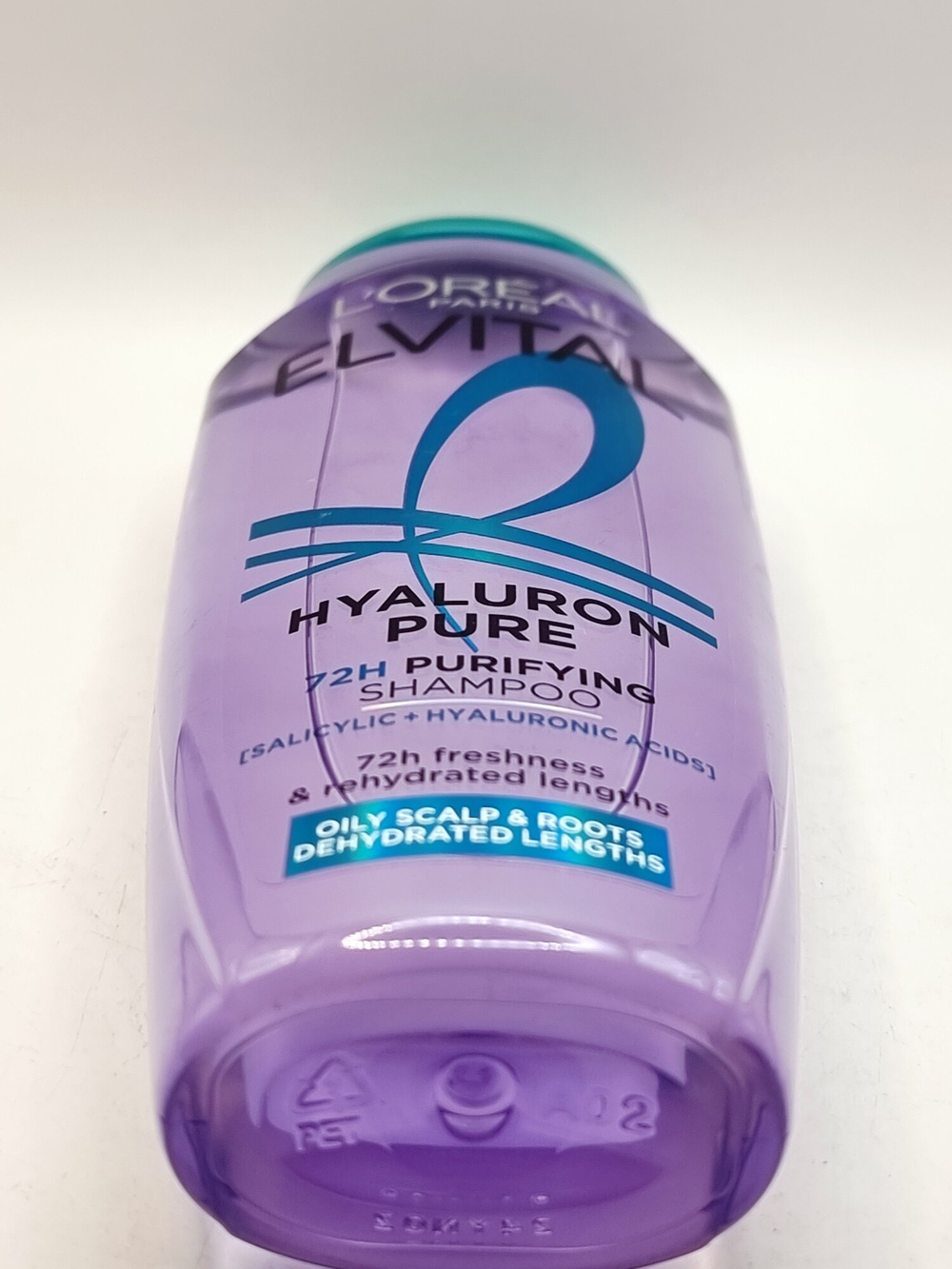 Шампунь Loreal Paris Elvital Hyaluron Pure для сухих волос с салициловой и гиалуроновой кислотами 250 мл (из Финляндии)