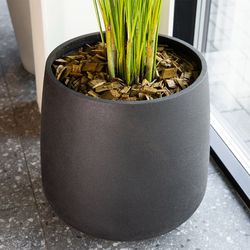 Кашпо CONE NERO D24 H26