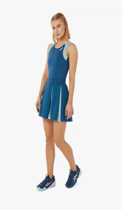 ASICS, MATCH DRESS, LIGHT INDIGO, WOMEN, M