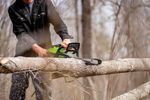 Цепная пила аккумуляторная Greenworks GD60CS25k4 Арт. 2008907UB, 60V, 40 см, бесщеточная, 2500 Вт, с 1хАКБ 4 Ач. и ЗУ