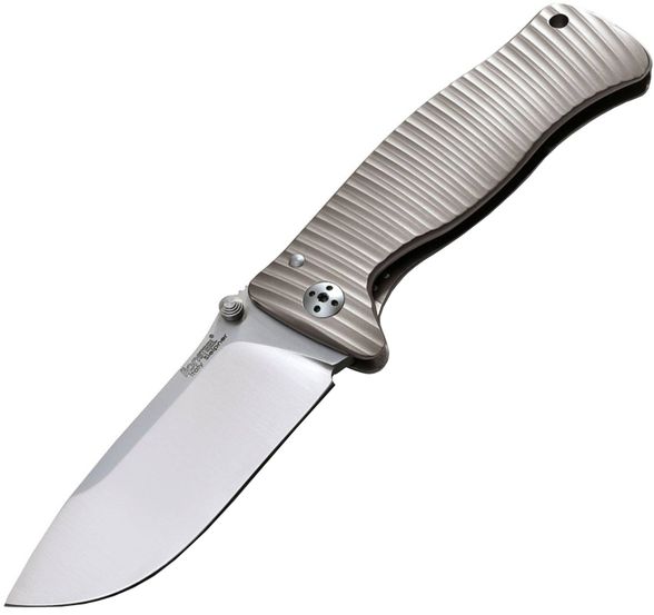 Цена наНож складной LionSteel SR1 G, сталь Sleipner, рукоять титан