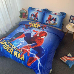 Постельное белье DISNEY 1.5 Полуторка Сатин Человек Паук