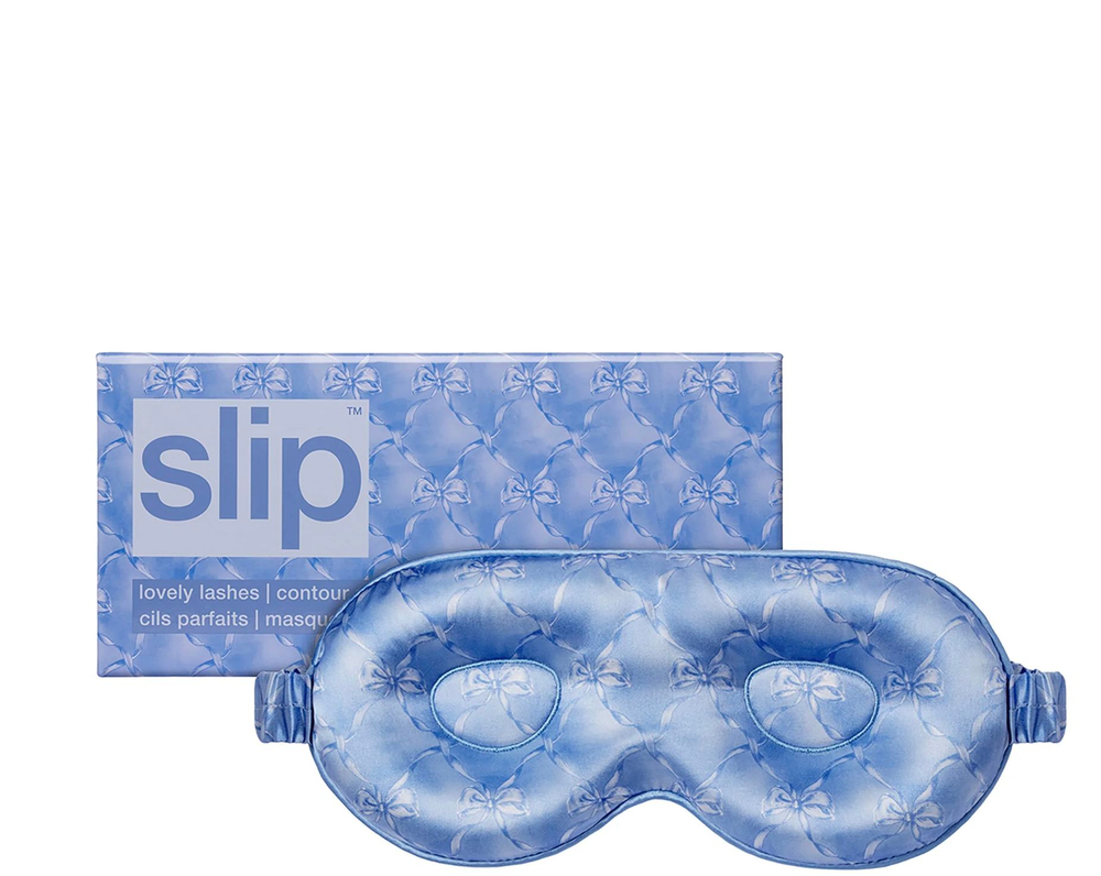 Маска для сна c контуром из 100% шелка SlipSilk, bluebelle