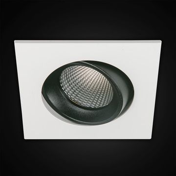 Встраиваемый светодиодный светильник CLD001KNW4 7W 3500K белый/черный Альфа Citilux