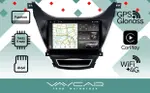 Магнитола для Hyundai Elantra 5 MD 2010-2013 - Vaycar VA23-0360-2K на Android 13, Быстрая, 2K QLED, CarPlay,4G SIM-слот