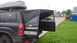Тент на задние двери Nissan Patrol Y61