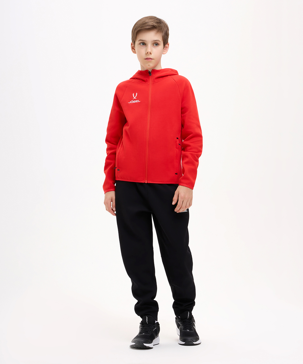 Худи на молнии ESSENTIAL Athlete Hooded FZ Jacket, красный
