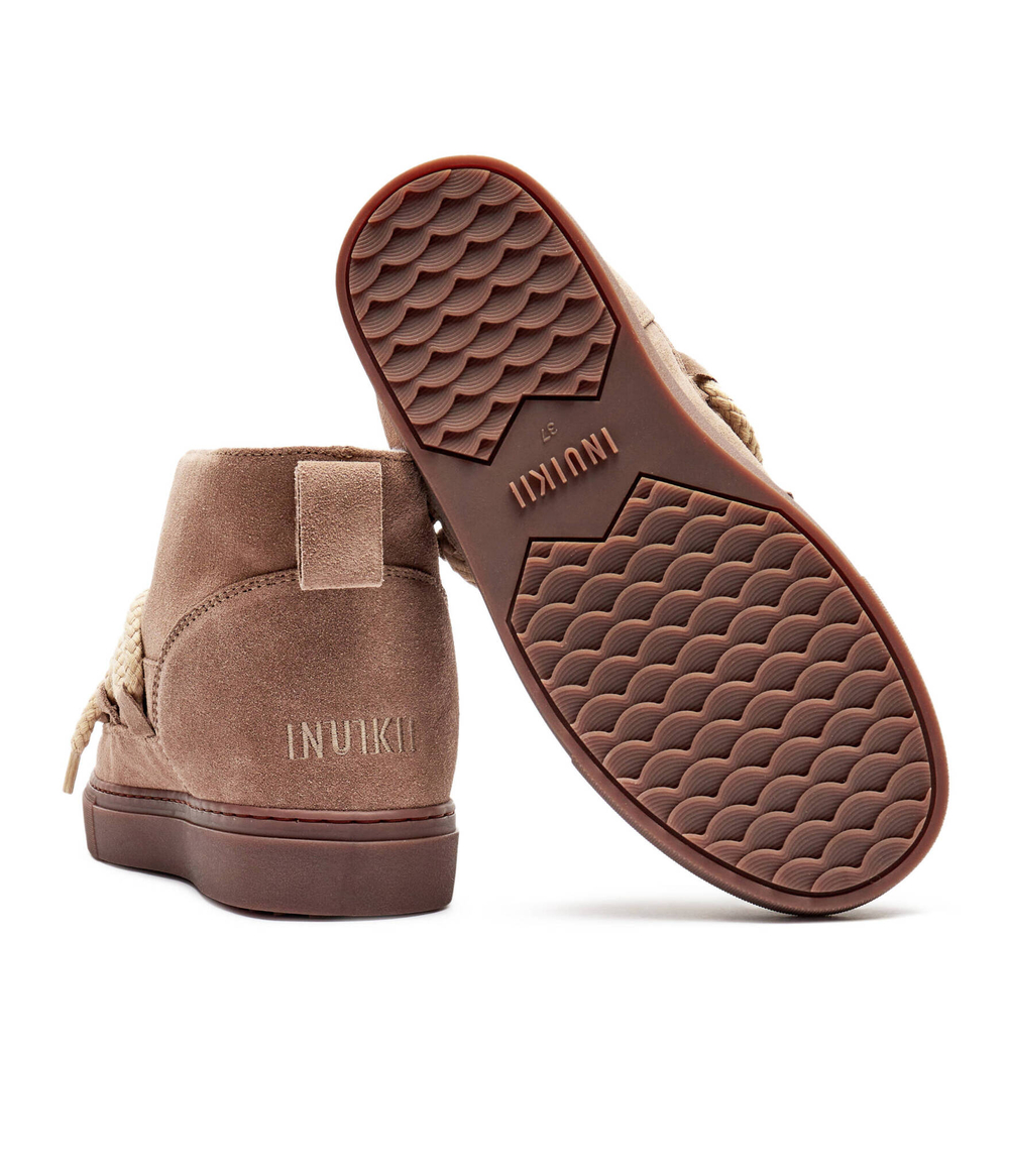Кожаные śniegowce classic low INUIKII - бежевый(75202-004)
