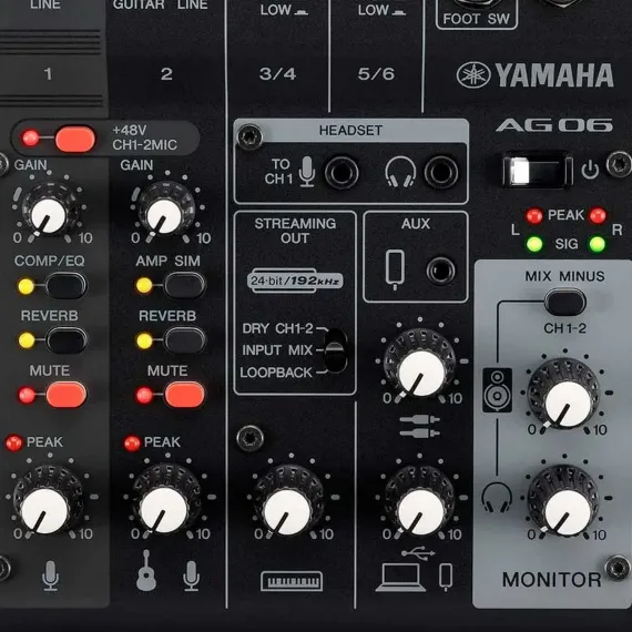 Yamaha AG06MK2 Black
