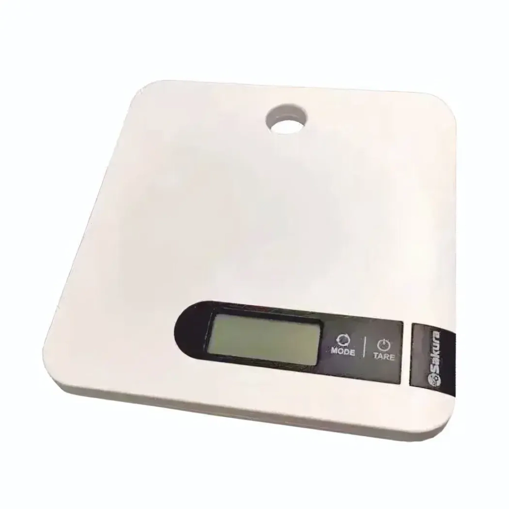 Весы кухон SA-6051W 5кг элек бел