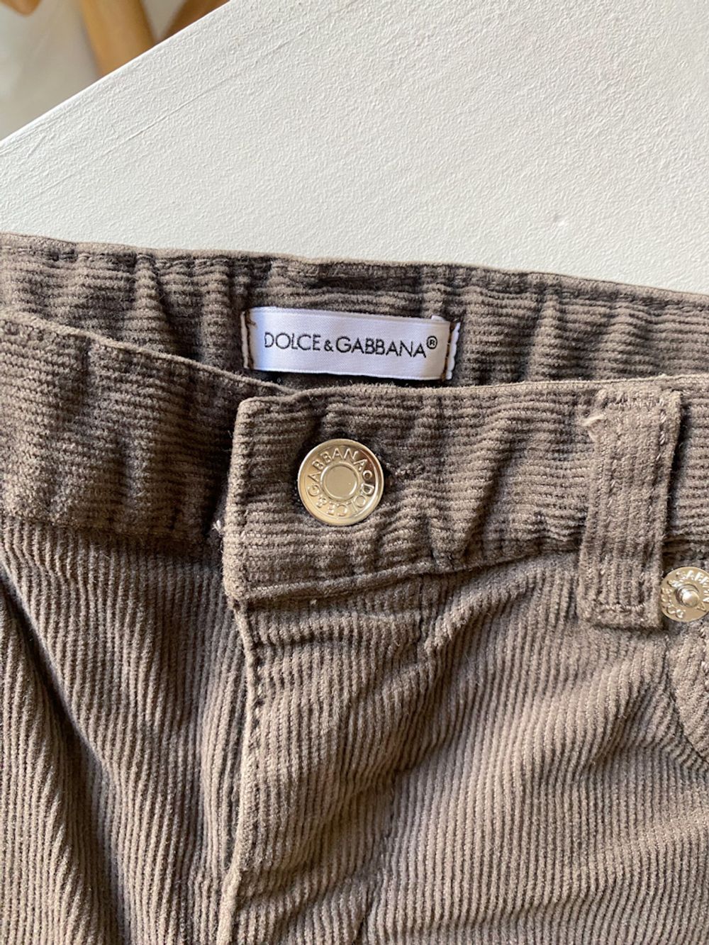 Вельветовые брюки Dolce&Gabbana, 86