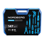 NORDBERG (2496147C) Набор инструментов, 147 предметов