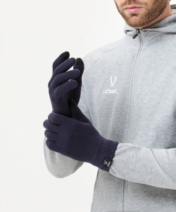 Перчатки JOGEL ESSENTIAL Team Knitted Gloves, темно-синий