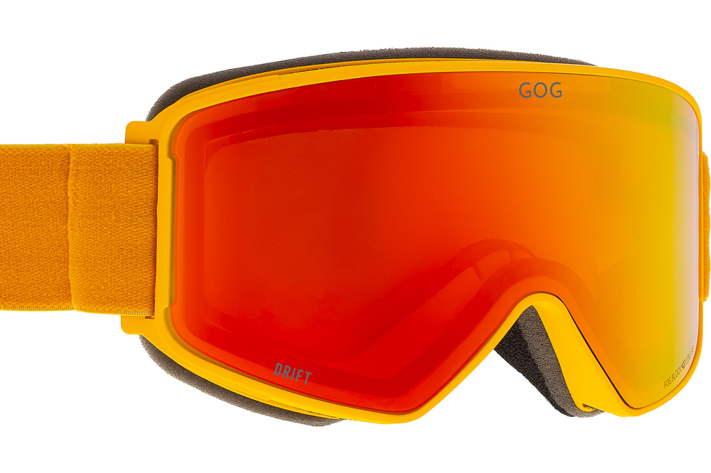 Горнолыжная маска GOG Drift / Matt Yellow / Reflex Red
