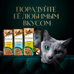 Утка с добавлением яблок, 75г влажный корм для кошек «Натуральная Коллекция» Sheba