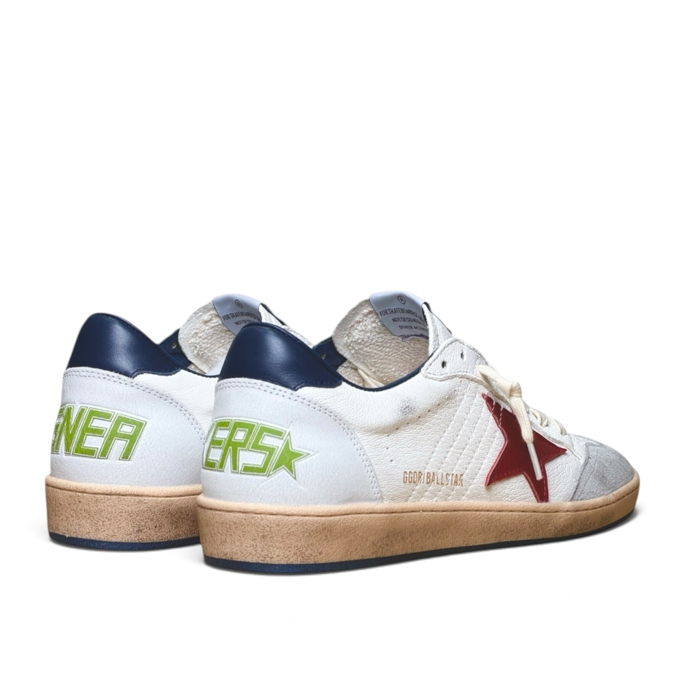 Men’s Ball Star in nappa with brown nubuck star and nappa heel tab