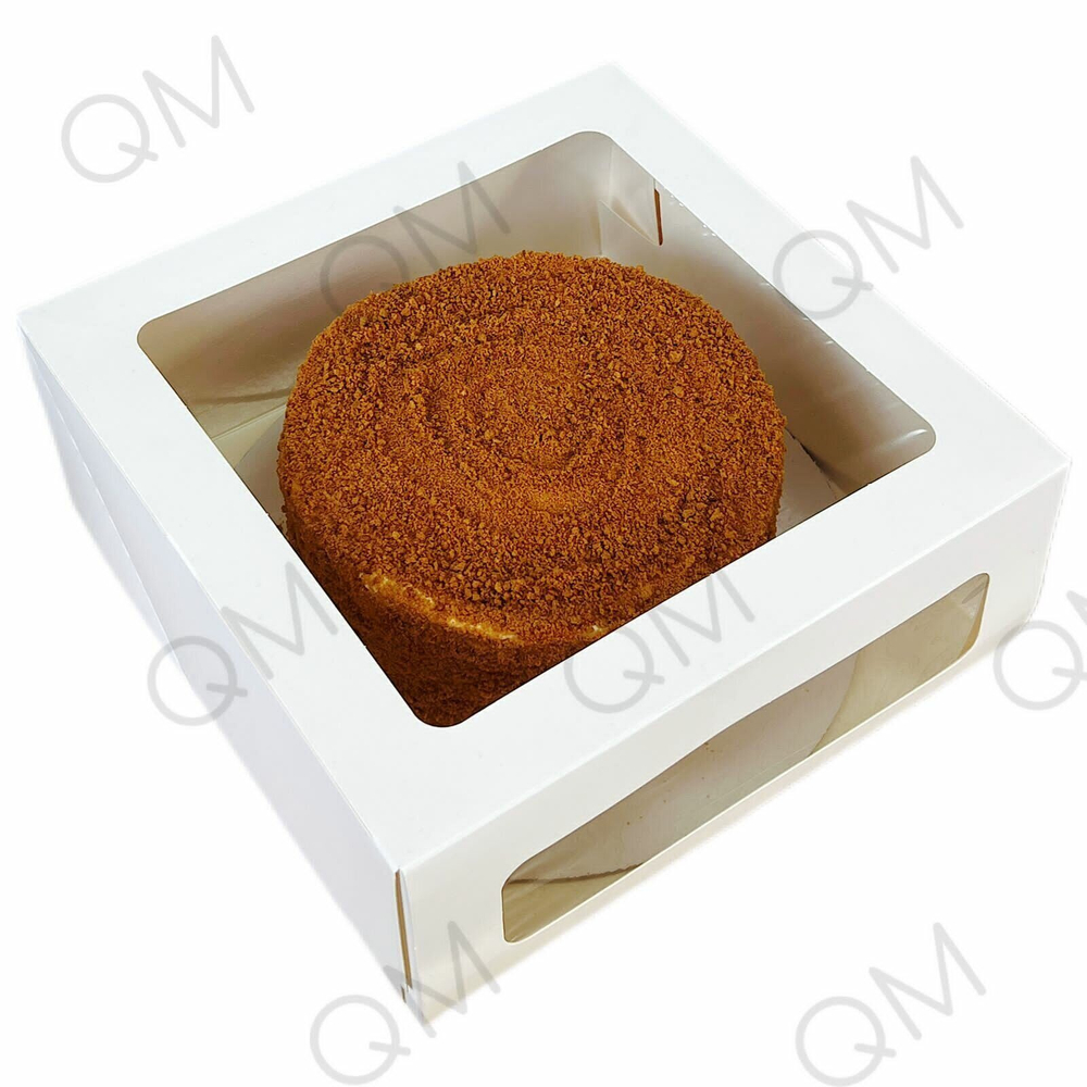 Упаковка Cake Window White  260*260*100 мм, 75шт