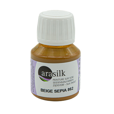 Краска для шелка H Dupont Arasilk, 50мл, 862 сепия