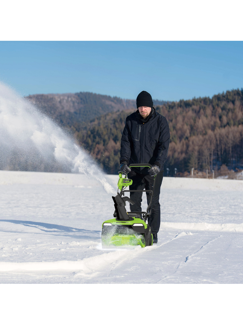Снегоуборщик аккумуляторный бесщеточный Greenworks GD40STX2, 40V, 51 см, без АКБ и ЗУ , 2603407