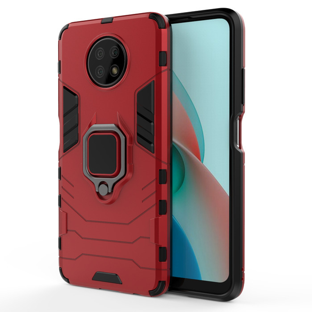 Противоударный чехол с кольцом Panther Case для Xiaomi Redmi Note 9 5G