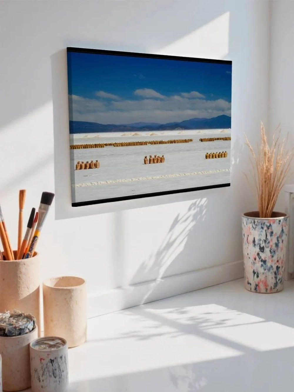 Картина на стену 40 X 50 Замерзжее озеро