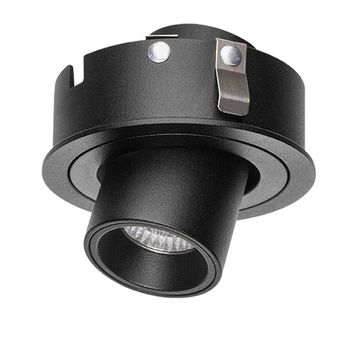Встраиваемый точечный светодиодный светильник 7W 4000K 217174 чёрный InteroBall Lightstar