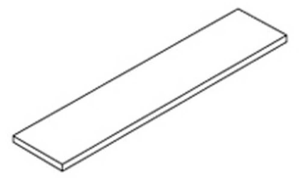 Угловая ступень Rinascente Resin White SCALINO Ang SX левая (620070002715)