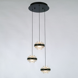 Подвесной светильник MD22030002-3A black/clear