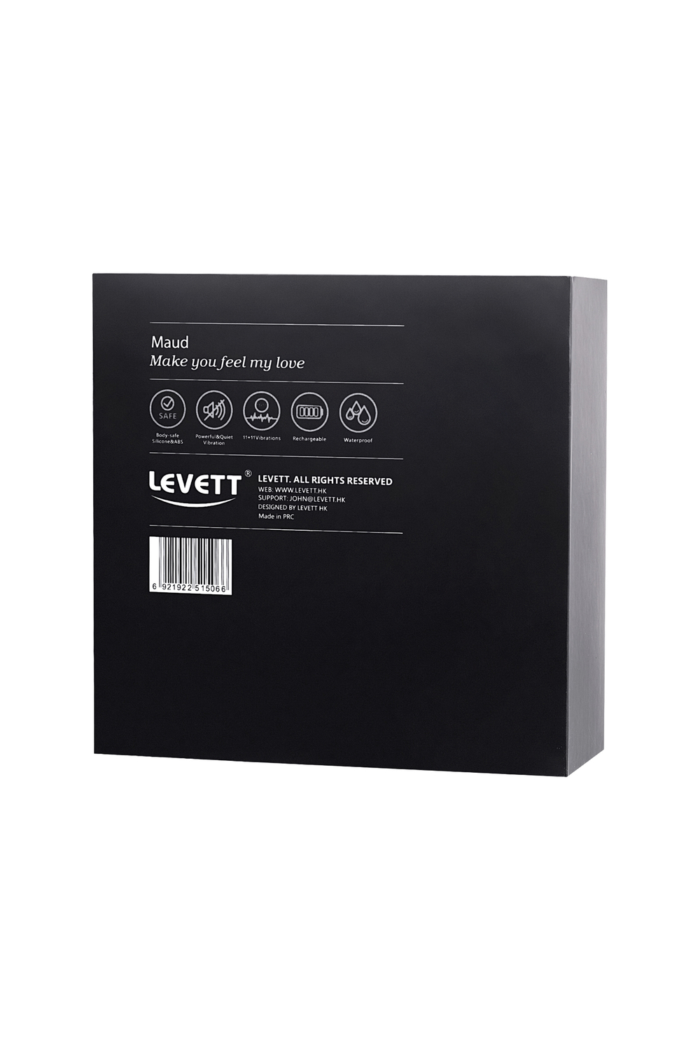 Стимулятор простаты Levett Maud черный 15 см