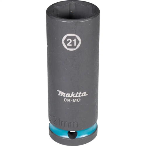 Ударная удлиненная торцовая головка 21x81,5 мм Impact Black 1/2" Makita E-16508