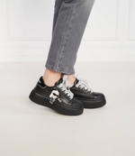 Кожаные кроссовки kreeper lo karl nft Karl Lagerfeld - черный(KL42376N)